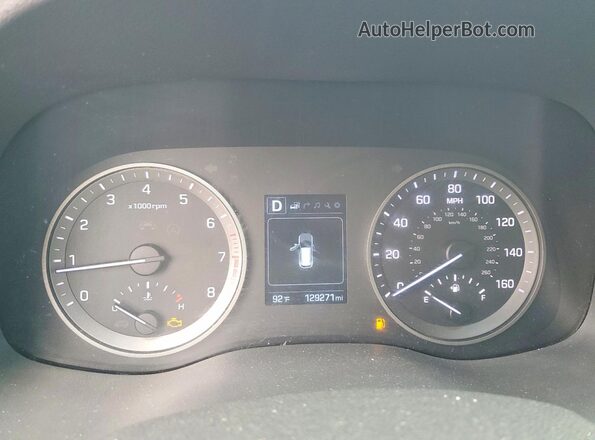 KM8J33A27GU197681 2016 HYUNDAI TUCSON Черный Вид задних сидений