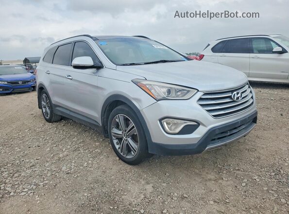 KM8SR4HF5GU156869 2016 HYUNDAI SANTA Серебряный Вид спереди