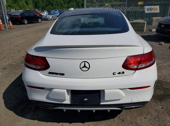 WDDWJ6EB4JF625851 2018 MERCEDES-BENZ C White Вид задньої частини салону