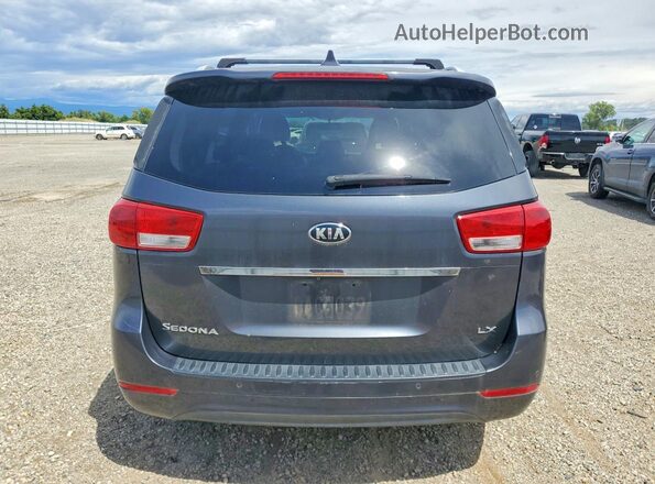 KNDMB5C12H6245078 2017 KIA SEDONA Gray Vista trasera
