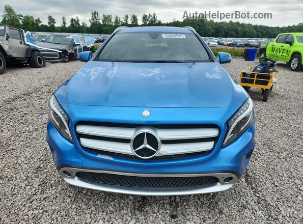 WDCTG4GBXGJ188449 2016 MERCEDES-BENZ GLA Blue Widok z tyłu