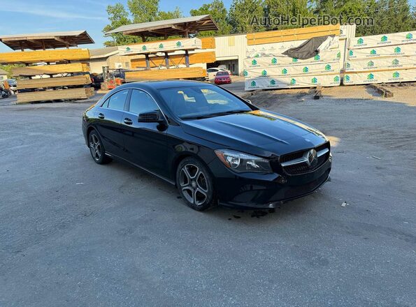 WDDSJ4GB0GN339106 2016 MERCEDES-BENZ CLA-CLASS Черный Передняя левая четверть