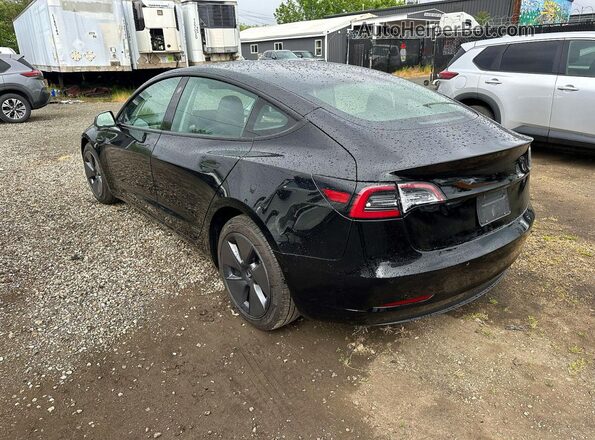 5YJ3E1EA9MF017683 2021 TESLA MODEL 3 Черный Передняя правая четверть