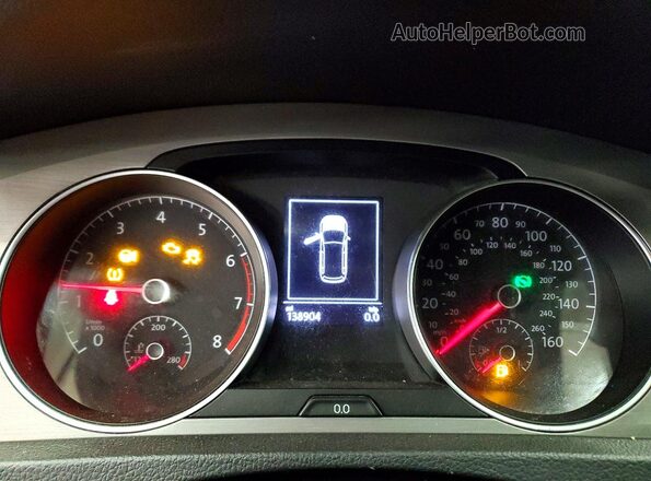 3VW017AU6HM518014 2017 VOLKSWAGEN GOLF Красный Вид задних сидений