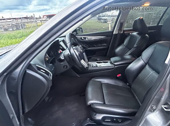 JN1EV7AP7JM362593 2018 INFINITI Q50 Угольный Вид задних сидений