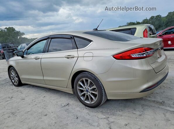 3FA6P0HD8HR290373 2017 FORD FUSION Золотой Задняя правая четверть