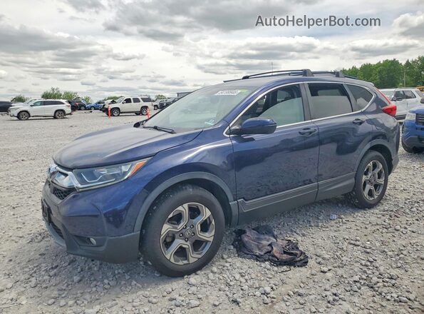 5J6RW2H81KA000995 2019 HONDA CR-V Blue Front left