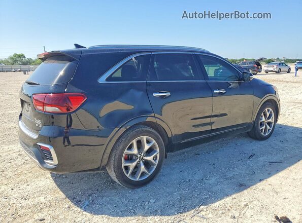 5XYPK4A56KG543375 2019 KIA SORENTO Черный Передняя правая четверть