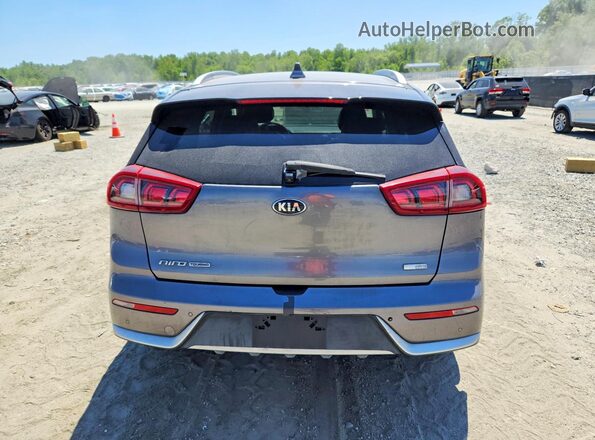 KNDCE3LC3H5090507 2017 KIA NIRO Серый Вид салона спереди