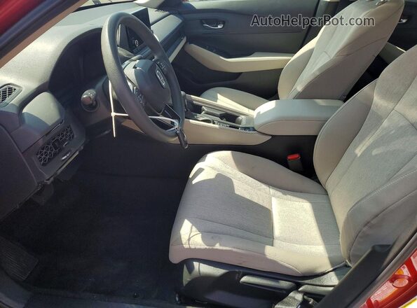 1HGCY1F24SA019752 2025 HONDA ACCORD Red Widok deski rozdzielczej