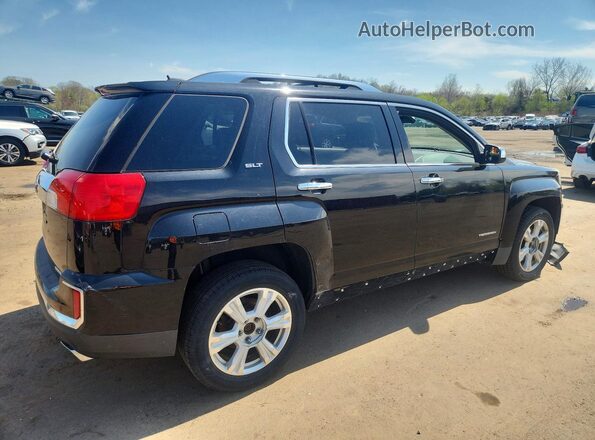2GKFLUE32H6334372 2017 GMC TERRAIN Черный Передняя правая четверть