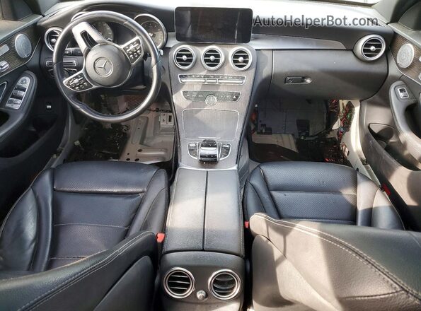 55SWF8EB0KU301386 2019 MERCEDES-BENZ C Gray Instrument cluster view