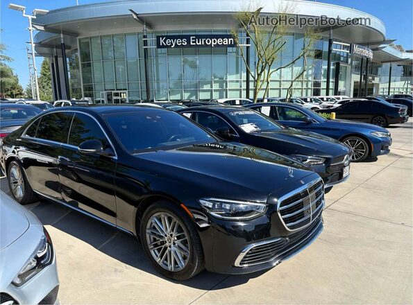 W1K6G7GB0MA054703 2021 MERCEDES-BENZ S Черный Задняя левая четверть