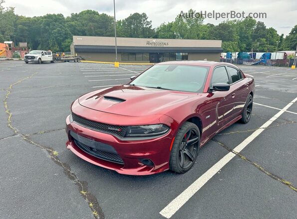2C3CDXCT4PH504920 2023 DODGE CHARGER Maroon Rear right