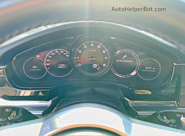 WP0AA2A71HL103883 2017 PORSCHE PANAMERA Белый Вид щитка приборов