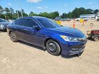 2016 Honda Accord Exl Blue vin: 1HGCR3F86GA035651