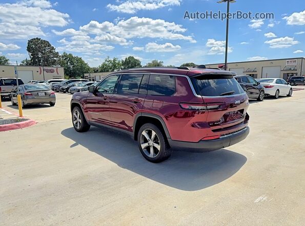 1C4RJKBG0M8173017 2021 JEEP GRAND Бордовый Передняя правая четверть