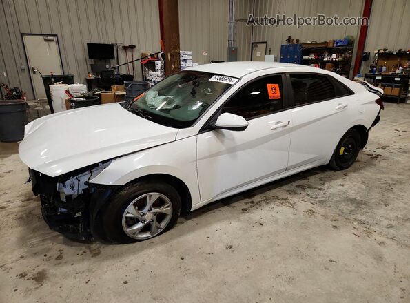 5NPLL4AG6MH049655 2021 HYUNDAI ELANTRA Белый Передняя левая четверть