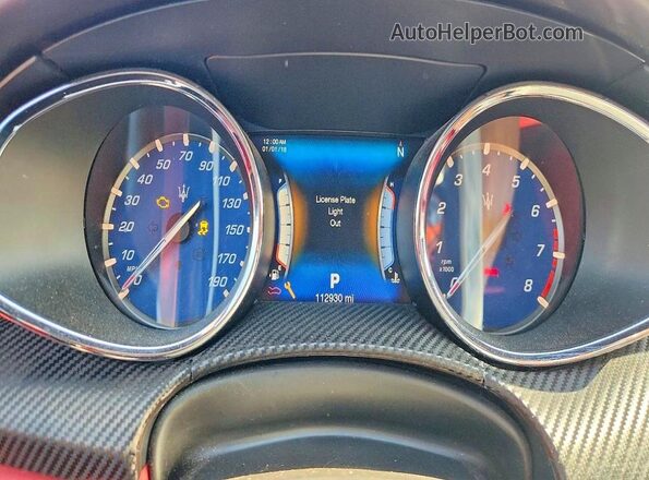 ZAM56RPL4H1226634 2017 MASERATI QUATTROPOR Gray Vista de los asientos traseros