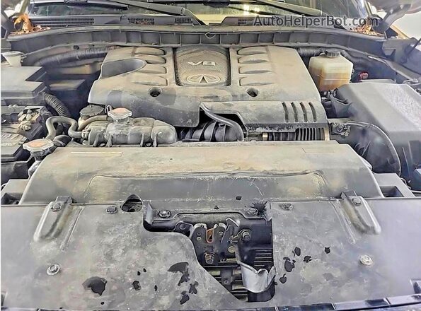 JN8AZ2NE6J9194254 2018 INFINITI QX80 Золотой Вид панели приборов