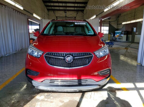 KL4CJASBXJB693657 2018 BUICK ENCORE Темно-бордовый Вид спереди