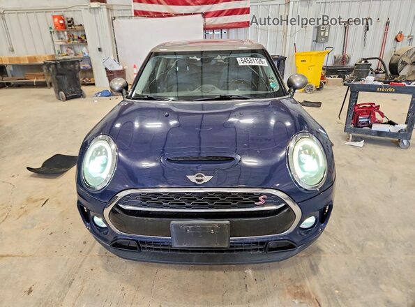 WMWLU5C52H2E81083 2017 MINI COOPER Синий Вид сзади