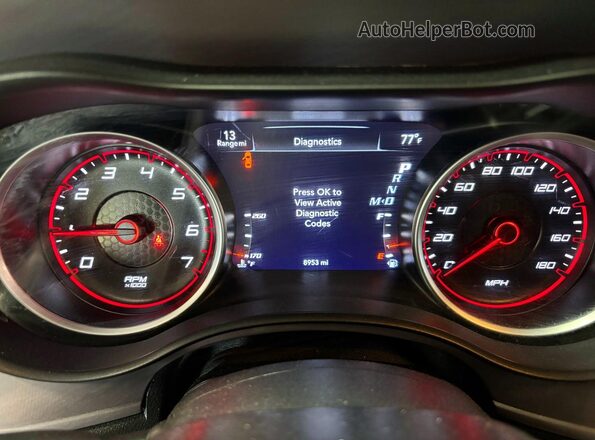 2C3CDXGJ6PH505771 2023 DODGE CHARGER Белый Вид щитка приборов