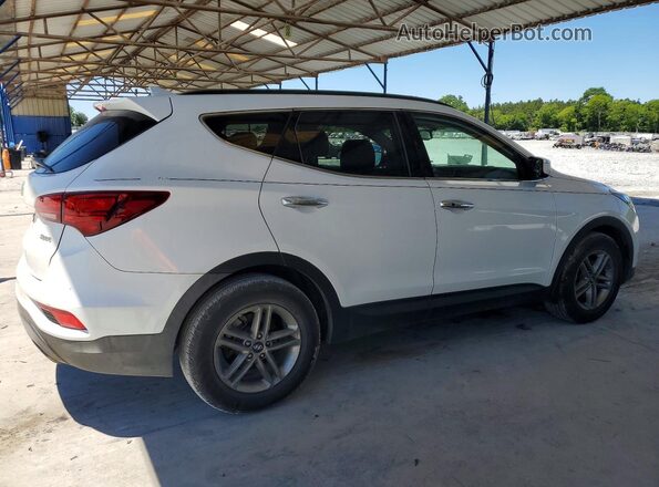 5NMZU3LB3JH078624 2018 HYUNDAI SANTA Белый Передняя правая четверть