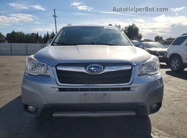 JF2SJAHC8GH464502 2016 SUBARU FORESTER Серебряный Вид сзади