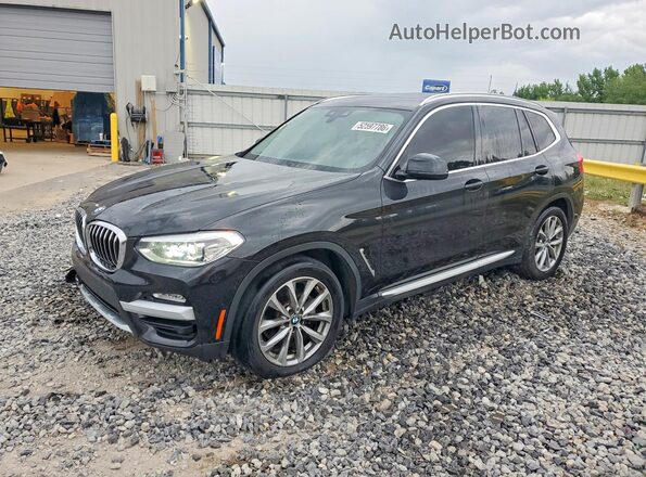 5UXTR7C50KLE94916 2019 BMW X3 Черный Задняя левая четверть