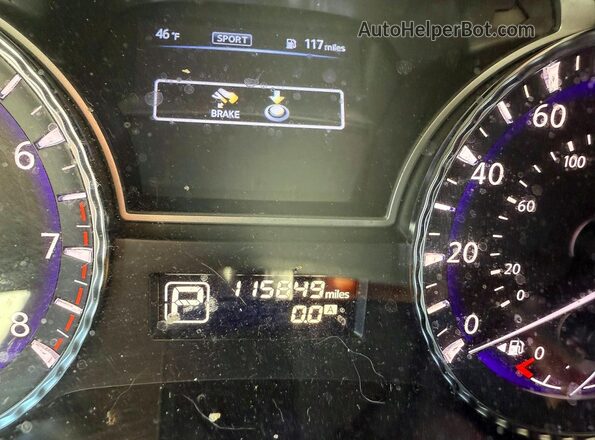 5N1DL0MM5HC525101 2017 INFINITI QX60 Charcoal Widok zestawu wskaźników