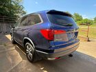 2017 Honda Pilot Ex Синий vin: 5FNYF6H34HB101039