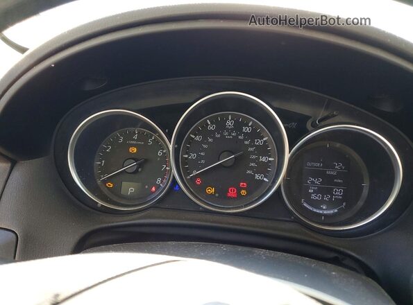 JM3KE2BY6G0832131 2016 MAZDA CX-5 Gray Vista de los asientos traseros