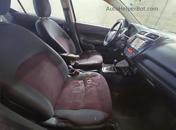 ML32F4FJ4LHF06330 2020 MITSUBISHI MIRAGE Black Widok z tyłu