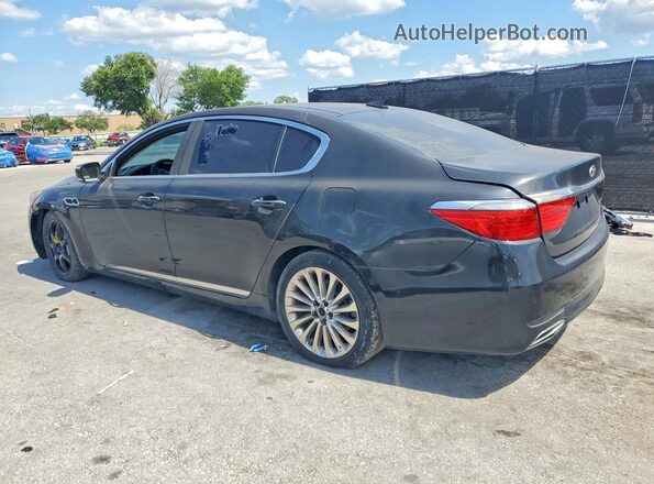 KNALW4D47H6036290 2017 KIA K900 Черный Задняя правая четверть