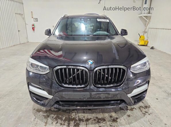 5UXTR7C54KLF32518 2019 BMW X3 Черный Вид сзади
