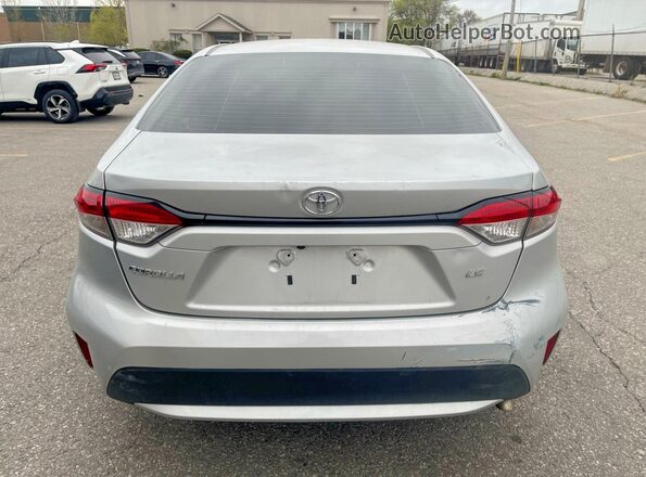 5YFBPMBE9NP291535 2022 TOYOTA COROLLA Silver Vista de la etiqueta del VIN