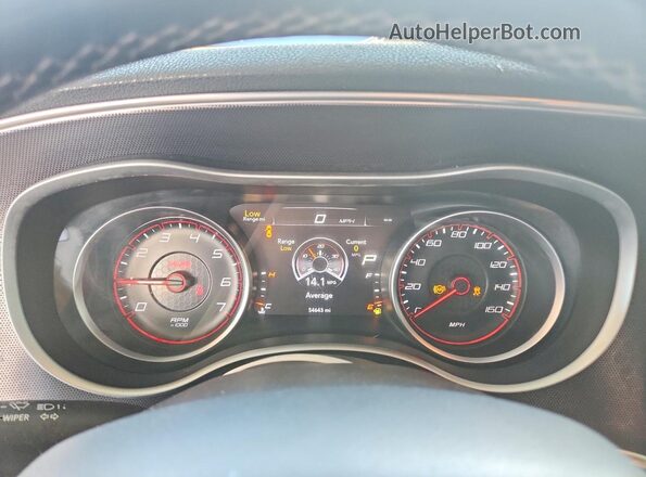 2C3CDXJGXGH181138 2016 DODGE CHARGER Черный Вид задних сидений