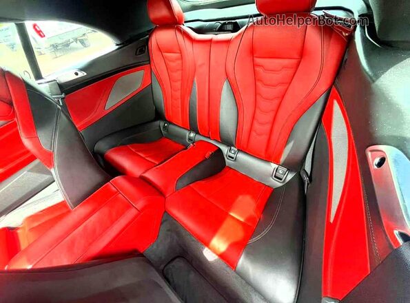 WBAFY4C50KBX38841 2019 BMW M8 Black Вид задніх сидінь