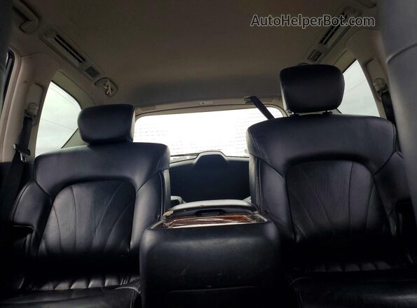 JN8AZ2NF2H9641441 2017 INFINITI QX80 Blue Widok wnętrza z tyłu