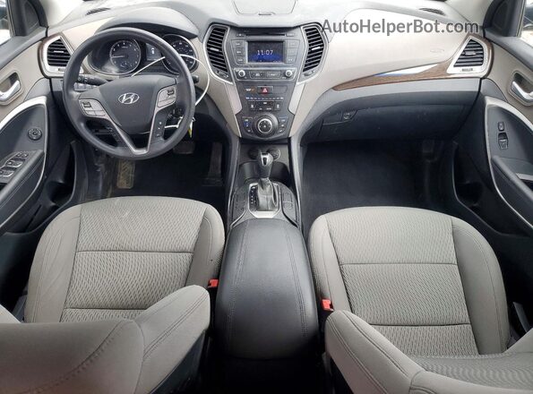 5XYZTDLB1JG513286 2018 HYUNDAI SANTA Серый Вид щитка приборов