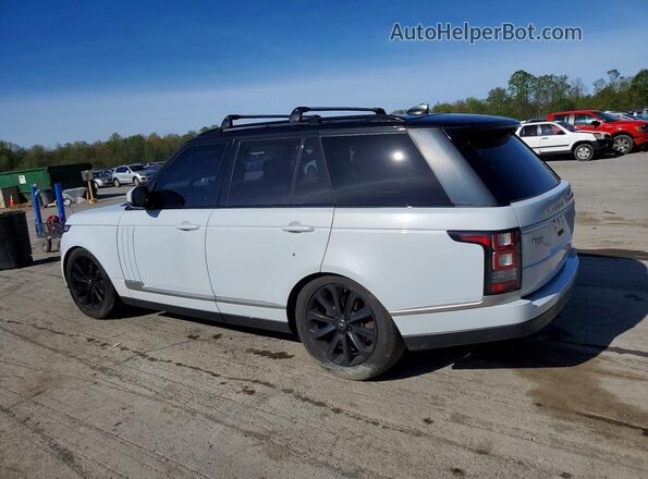 SALGS2FV2HA374051 2017 LAND ROVER RANGE Белый Задняя правая четверть
