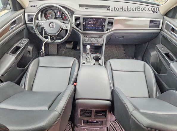 1V2WR2CAXKC603943 2019 VOLKSWAGEN ATLAS Black Widok zestawu wskaźników
