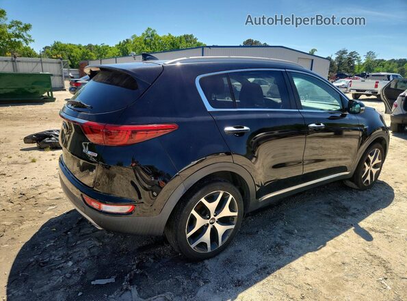 KNDPRCA65H7093349 2017 KIA SPORTAGE Черный Передняя правая четверть
