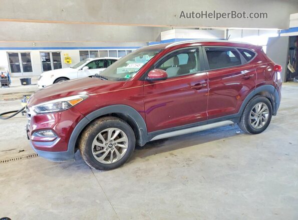 KM8J3CA49HU504495 2017 HYUNDAI TUCSON Red Передня ліва чверть
