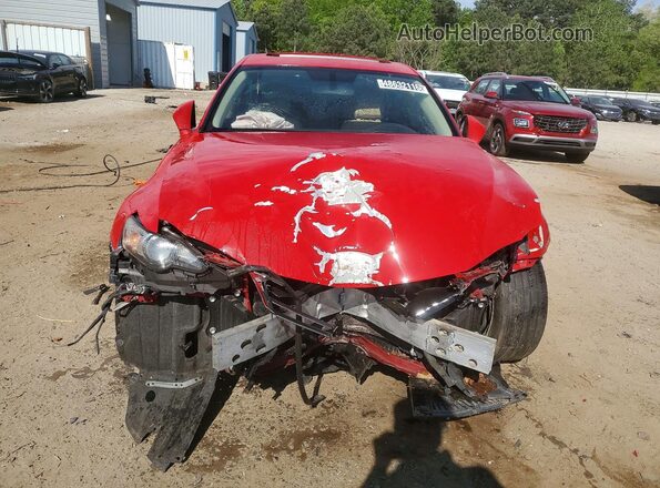 JTHBA1D23G5006183 2016 LEXUS IS Красный Вид сзади