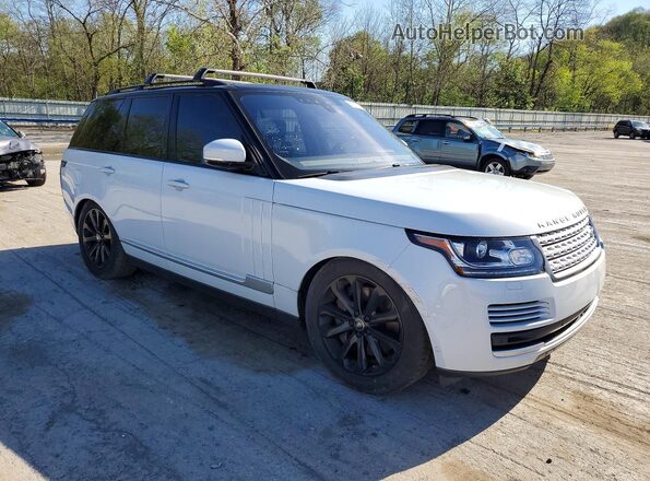 SALGS2FV2HA374051 2017 LAND ROVER RANGE Белый Вид спереди