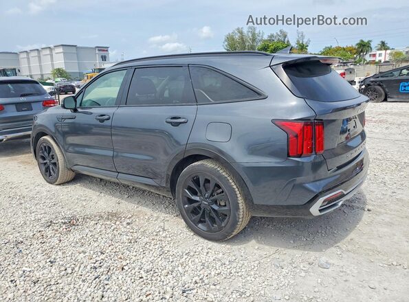 5XYRK4LF9NG139649 2022 KIA SORENTO Серый Задняя правая четверть