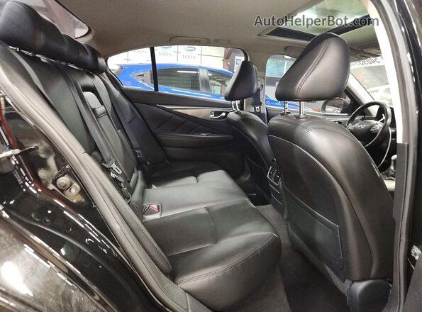 JN1EV7AR9HM841383 2017 INFINITI Q50 Черный Вид задней части салона