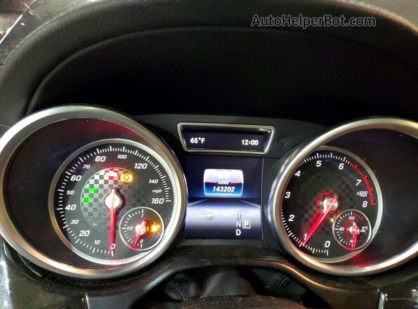 4JGED6EB6GA012337 2016 MERCEDES-BENZ GLE Черный Вид задних сидений